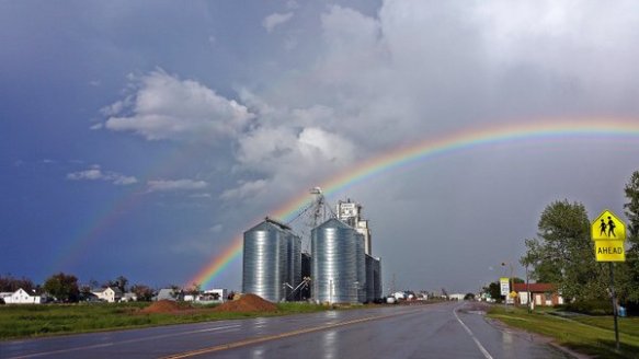 Rainbow on the Plains of Colorado